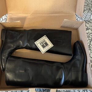 FRYE Womens Melissa Button Boot Blk Size 7 M